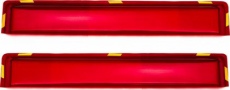 Дефлекторы REIN для окон (вставной) (2 шт.) КАМАЗ 1976-2021 Красный